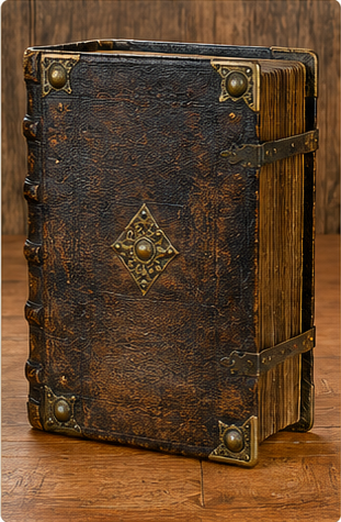Geschlossene Luther-Studienbibel von 1630