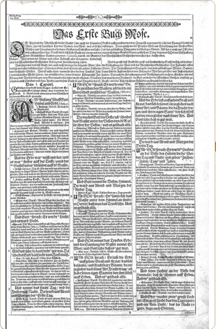 Originalseite der Lutherbibel 1630